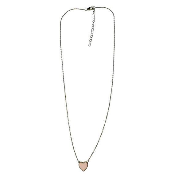 Elegant Pink Heart Pendant Necklace - Picture 1 of 6